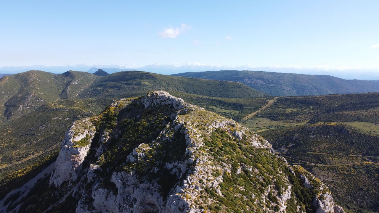 Ascensión a Gratal desde el pantano de Arguis y bajada por el gasoducto, desde otro punto de vista.