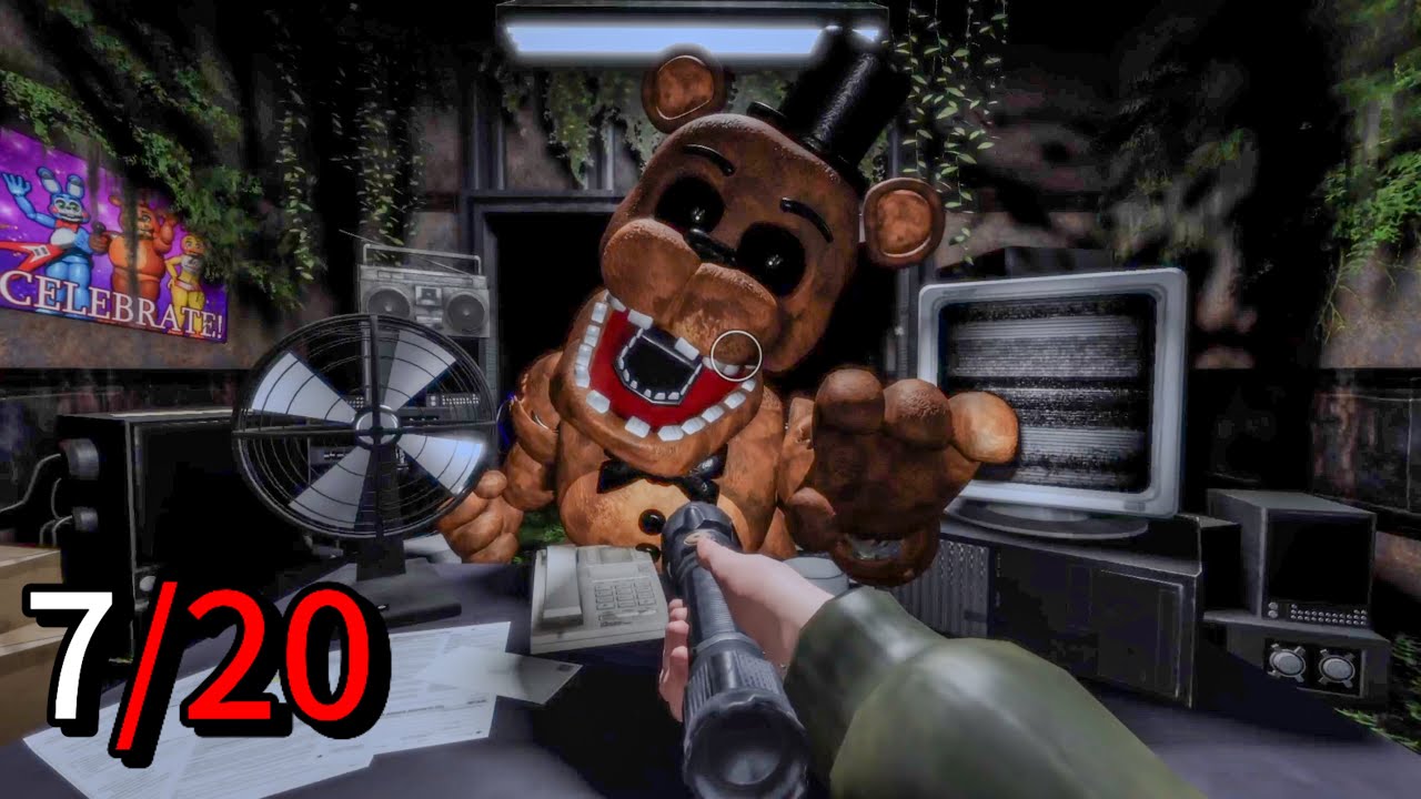 7/20 Mode But Overgrown Fnaf 2 Reimagined..