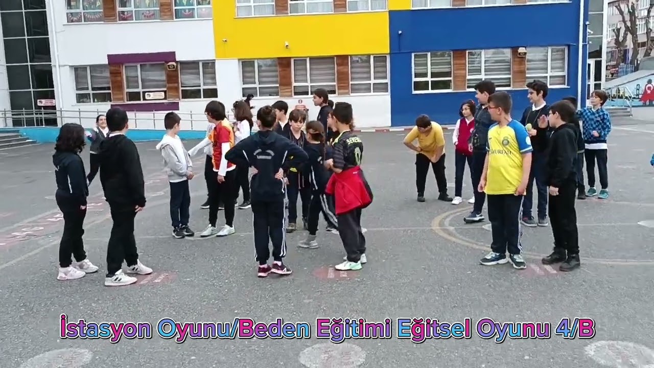İstasyon Oyunu/Beden Eğitimi Eğitsel Oyunu 4/B