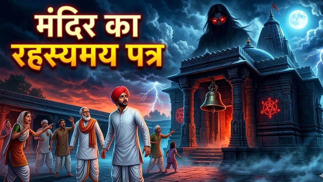 कालेश्वर मंदिर का श्राप | तहखाने से निकली लाल आंखों वाली परछाईं | Moral story hindi kahani videos