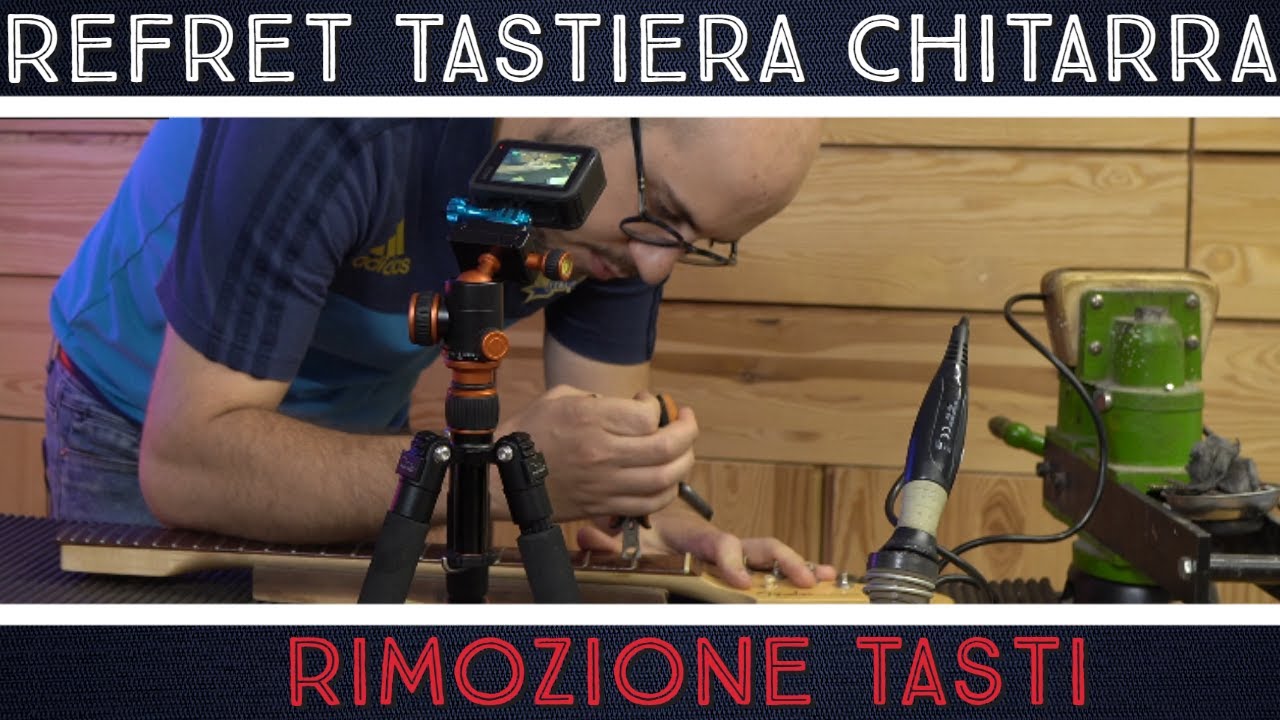 Refret Tastiera della Chitarra - Rimozione dei Tasti