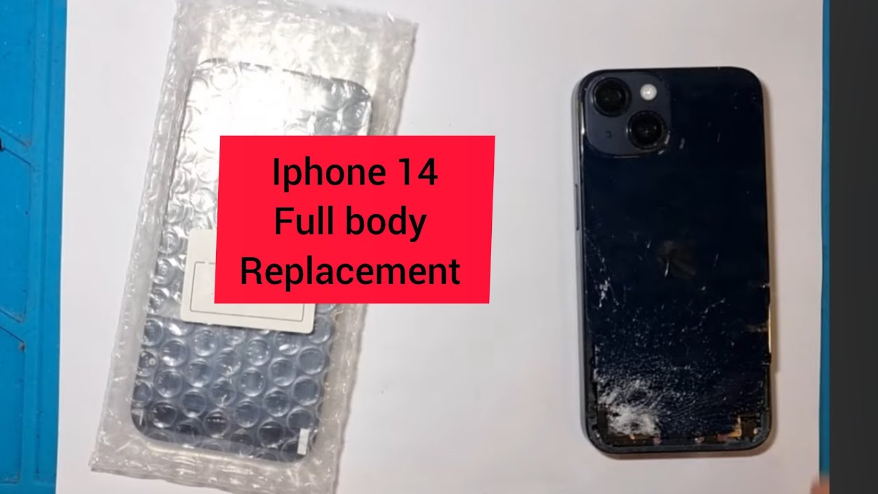 Iphone 14 full body Replacement with lcd and back cover #iphone14 #iphonebattery #iphone
