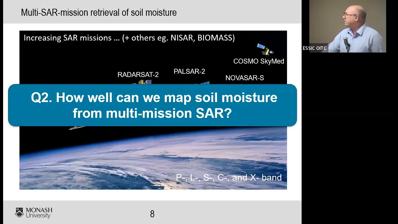 Prof. Jeffrey Walker | Towards Next-generation Soil Moisture Mapping Technology