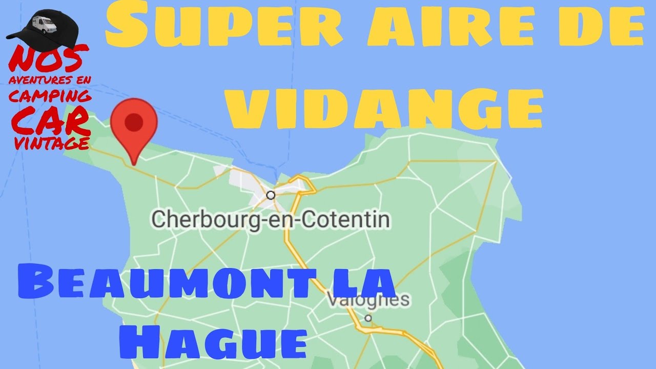 Aire de vidange pour camping car Beaumont la Hague, dans la Manche #airedevidange