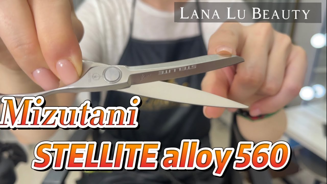 Mizutani Scissors STELLITE alloy560. Ножницы.  #lanalubeauty #haireducator #hairscissors