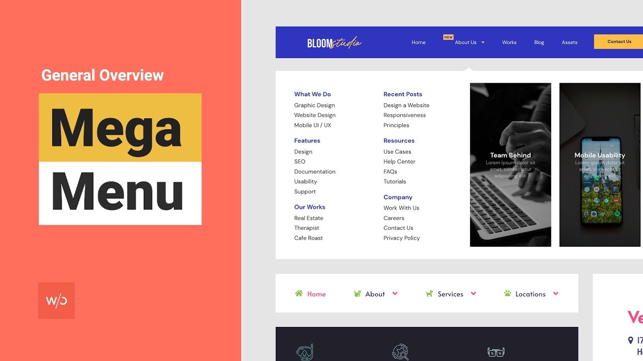 Enhanced Menu Widget (formerly Mega Menu) | Tutorial by Without Code