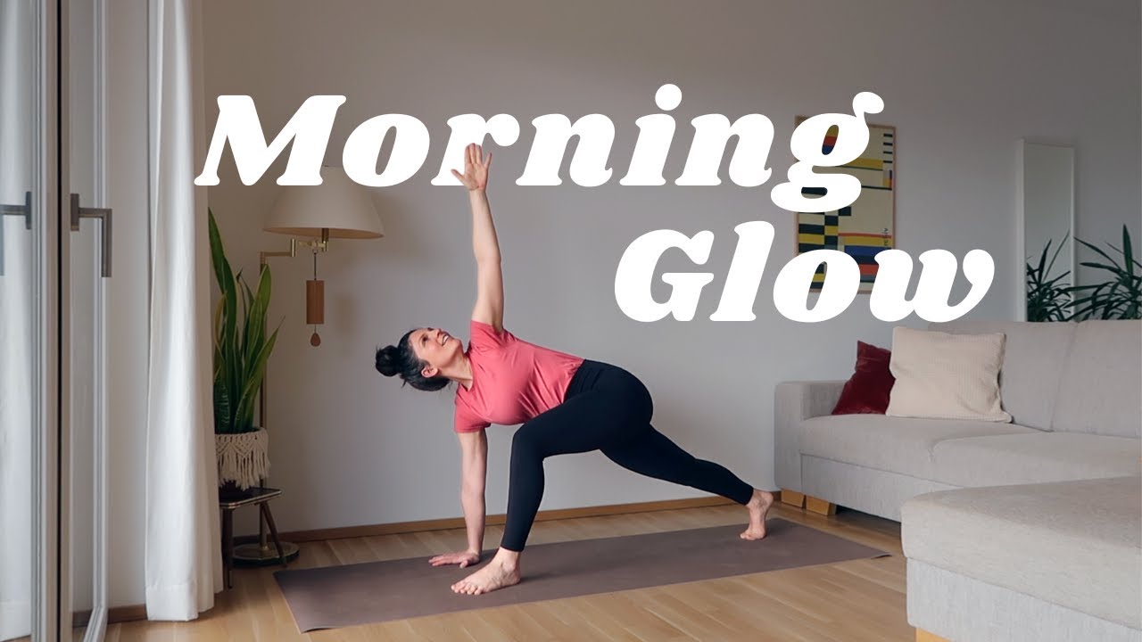 Yoga Morgenroutine für einen glänzenden Start in den Tag | Ganzkörper Yoga Flow | 25 Minuten