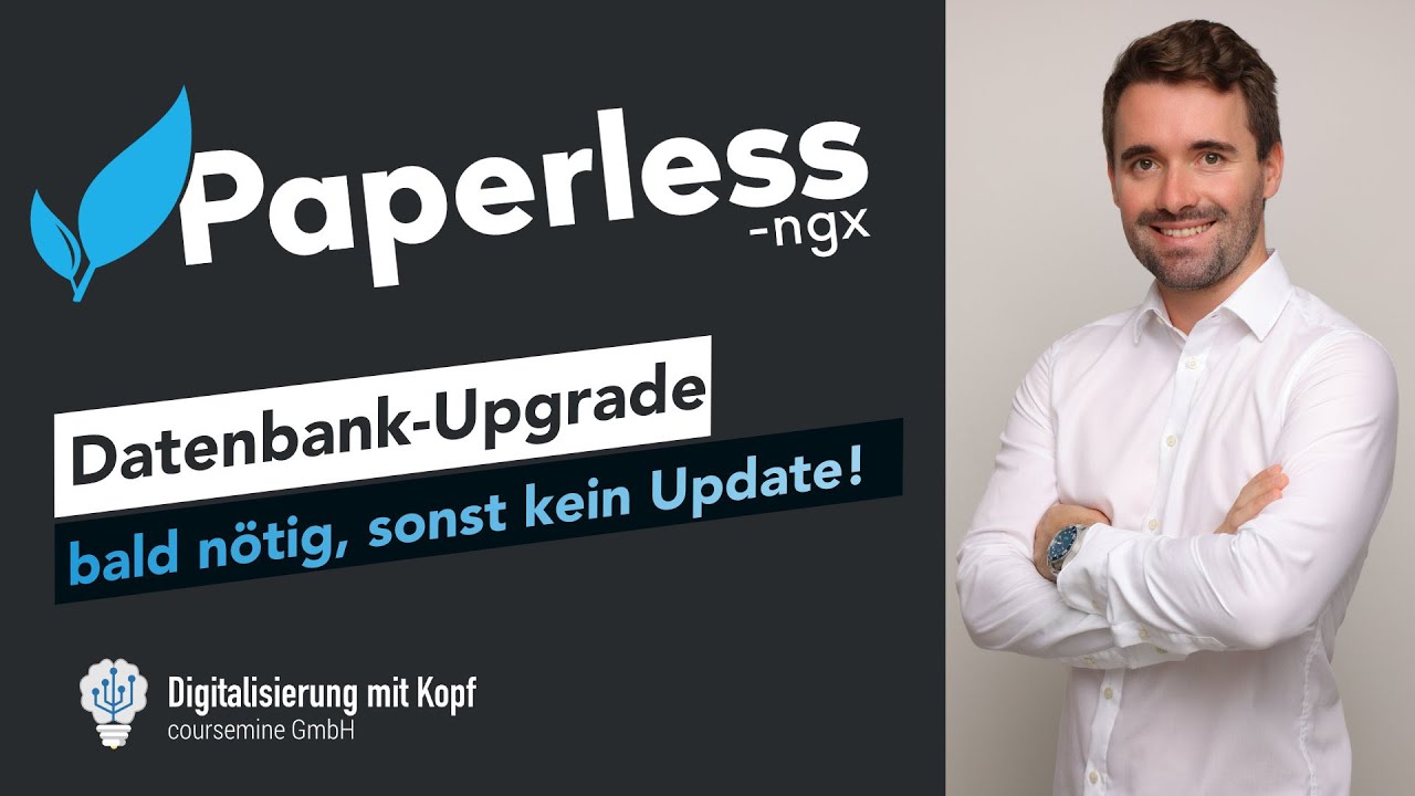 Wichtig: paperless-ngx erzwingt bald ein Datenbank-Update! Alle Infos dazu