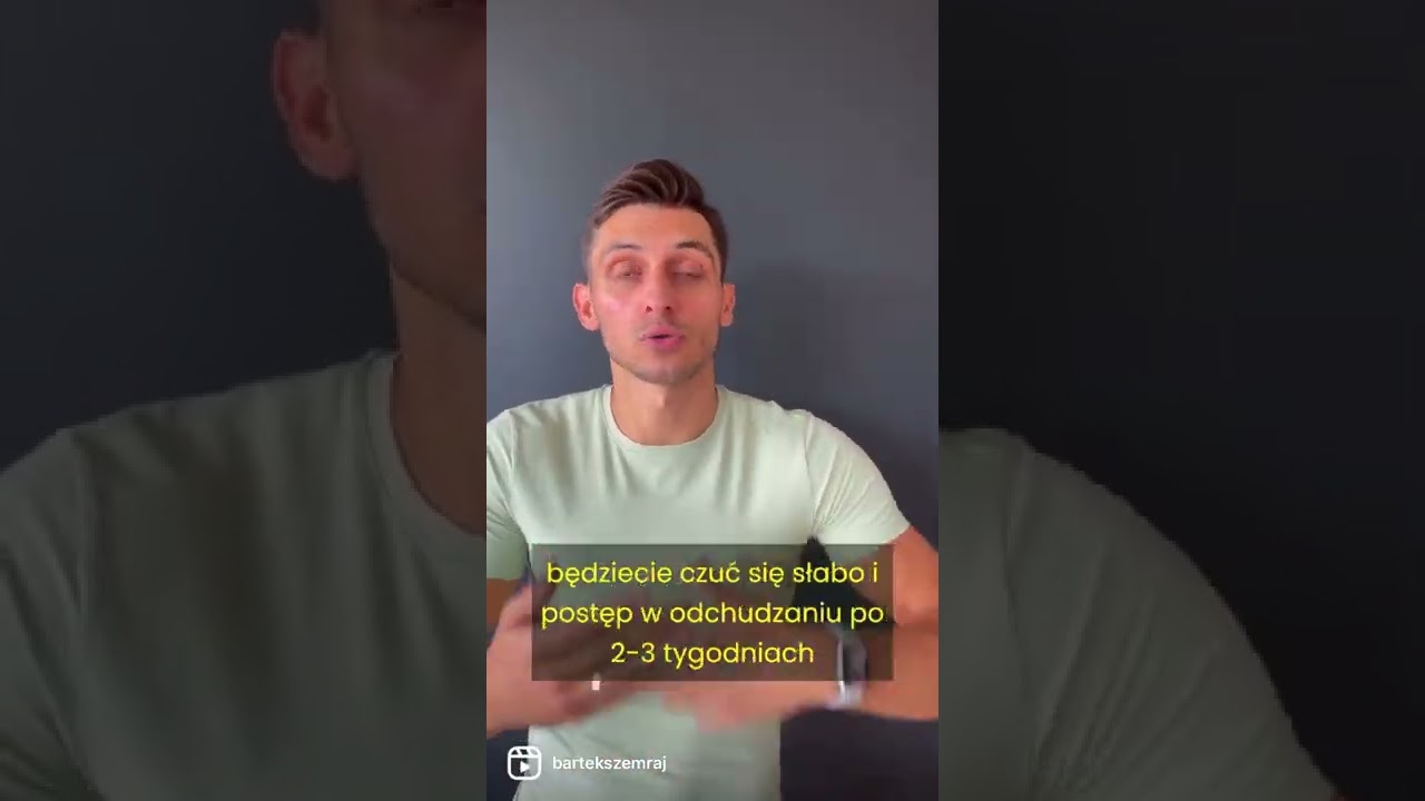 Największy błąd podczas odchudzania❗️🤯 Dlaczego jem mało i nie chudnę❓Bartek Szemraj