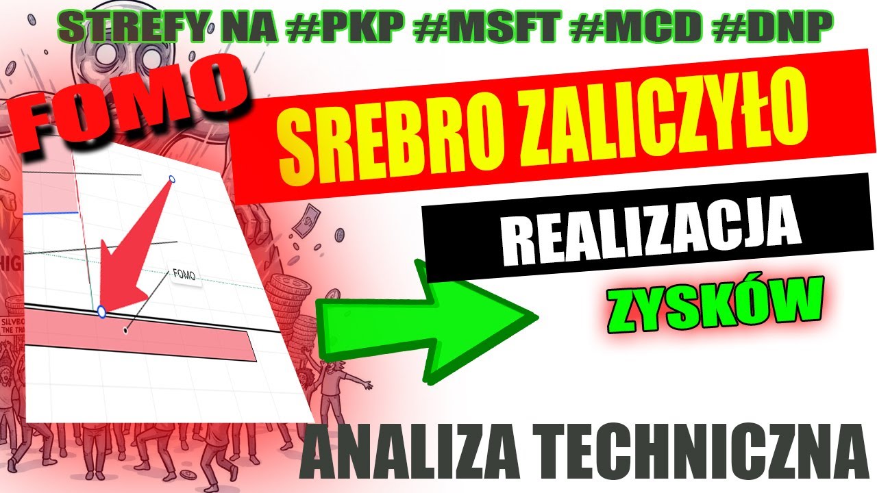 Srebro - realizacja zysków / Strefy na PKP, MSFT, MCD, DINO - analiza rynków, giełdy.