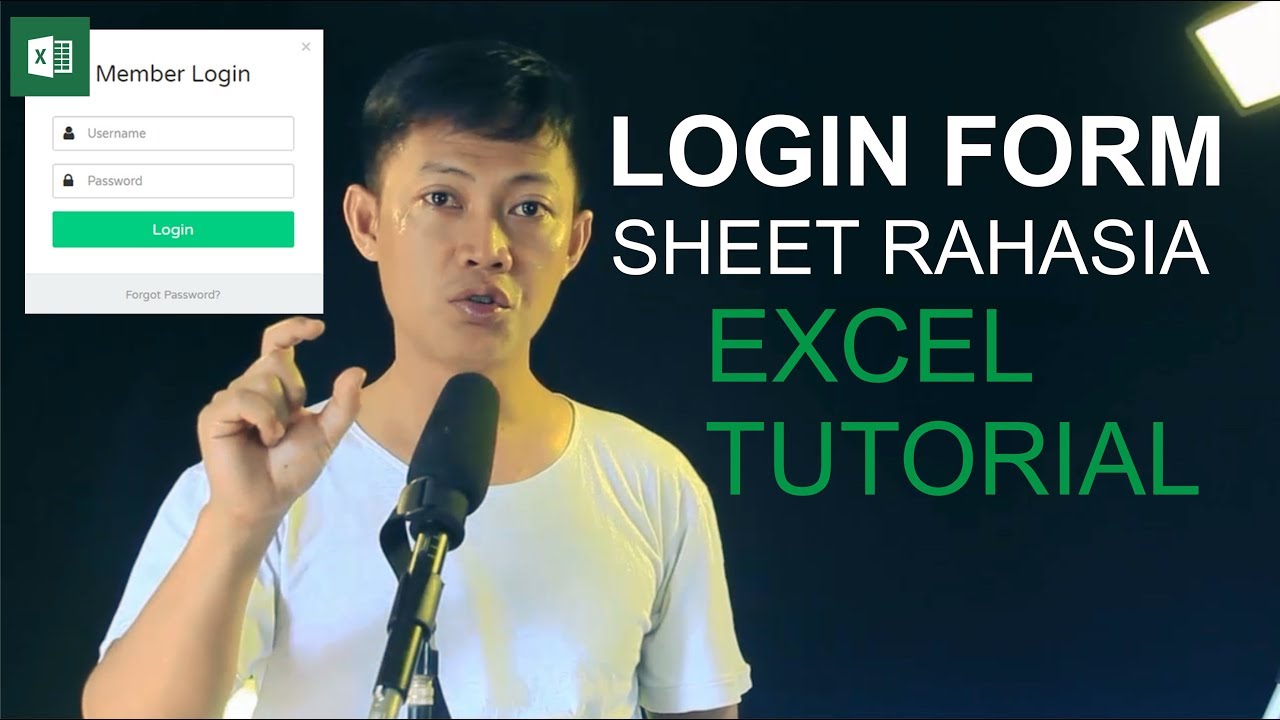 Membuat Login Form Worksheet Rahasia | Excel Tutorial