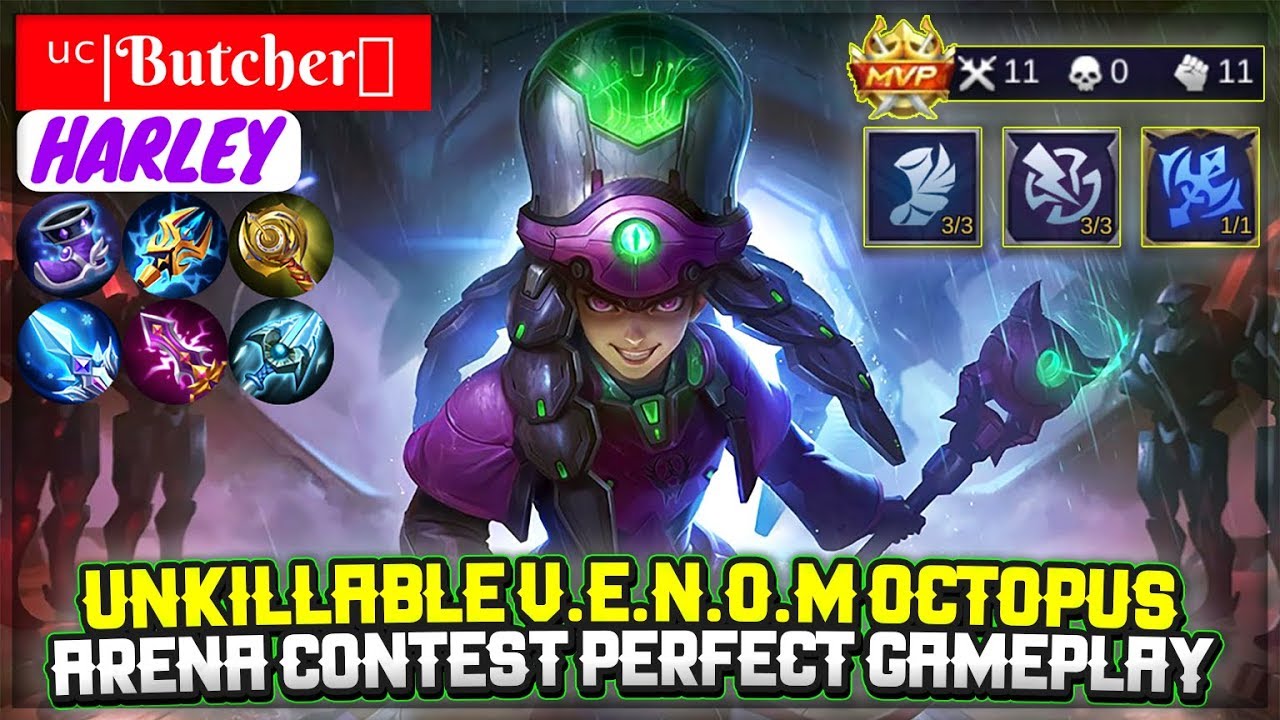 Unkillable V.E.N.O.M Octopus, Arena Contest Perfect Gameplay [ Top Global Harley ] ᵘᶜ|Butcher维
