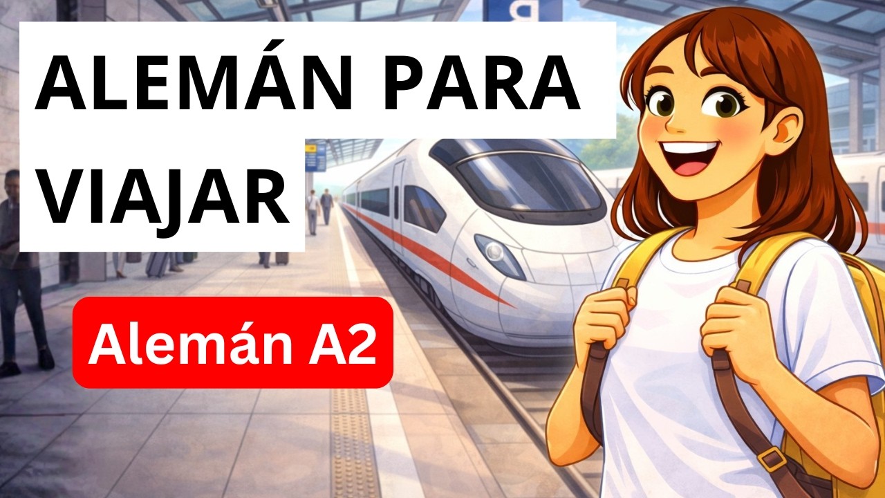Alemán para viajar | Conversaciones fáciles en aeropuerto y tren (A1–A2)