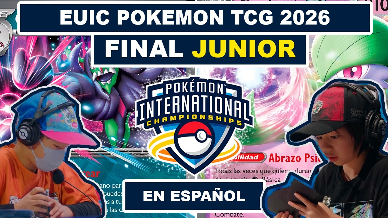 ESTOS NIÑOS SON UNOS GENIOS  | FINAL JUNIOR EUIC POKEMON TCG 2026