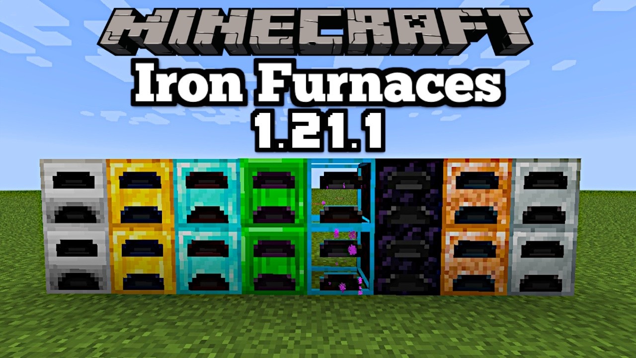 *НОВОЕ* Обновление мода Iron Furnaces &mdash; Minecraft 1.21.1 (Витрина модов)