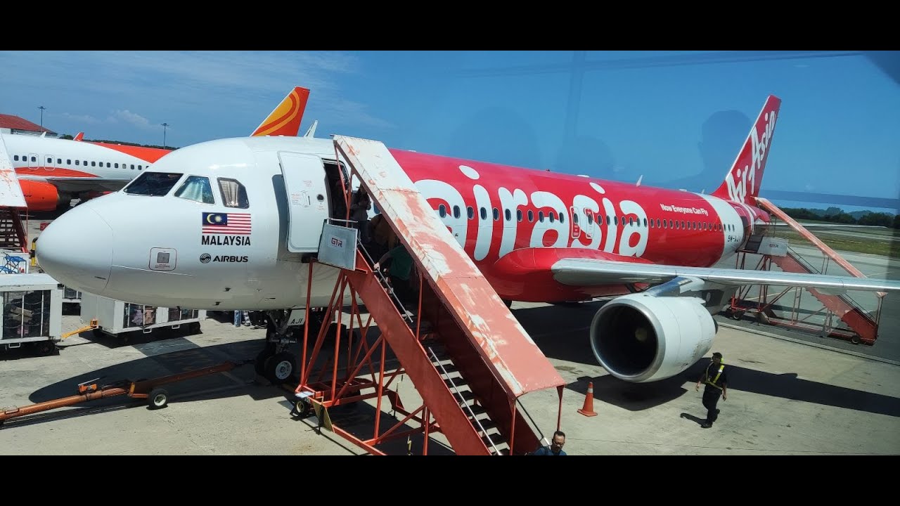 {1st Flight} 02/06/2025 AirAsia Airbus A320 9M-AJI AK5110 KLIA - KKIA ride