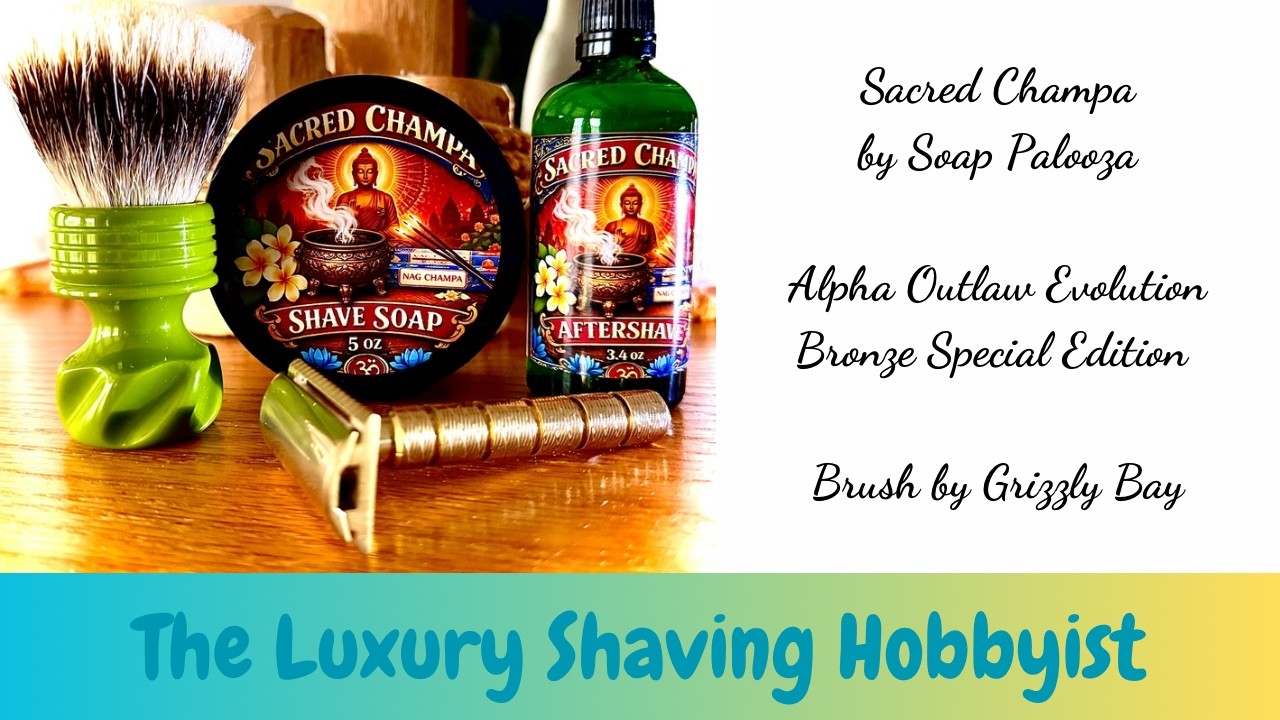 Does It Smell Like Incense?  BETTER!! - Soap Palooza Sacred Champa - Grizzly Bay - Alpha Outlaw