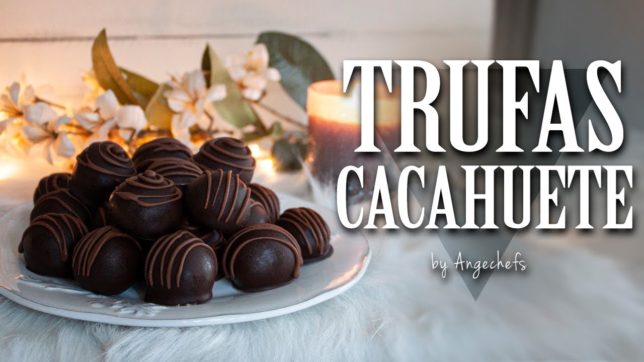 Trufas de Mantequilla de Cacahuete · Receta Fácil y Rápida