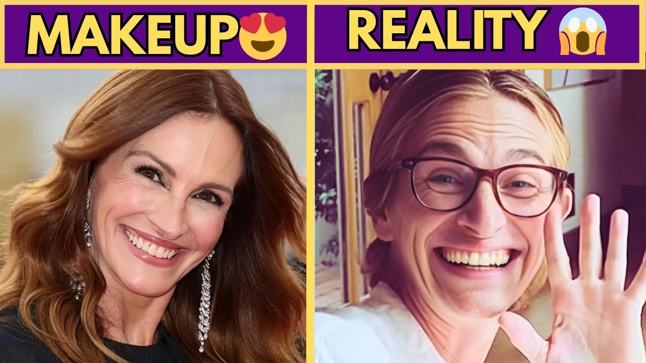 90+ CELEBRITIES WITH AND WITHOUT MAKEUP 😱 YOU WON’T RECOGNIZE THEM!