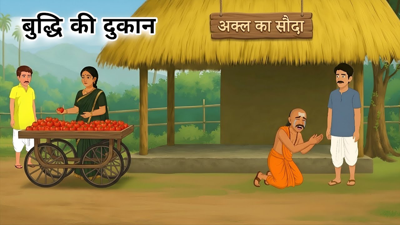 बुद्धि की दुकान | अक्ल का सौदा | #hindimoralstorykahaniya #hindicartoons #gaaputv 