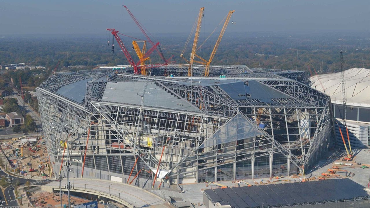 Mercedes-Benz Stadium Construction Time-Lapse - November, 2016