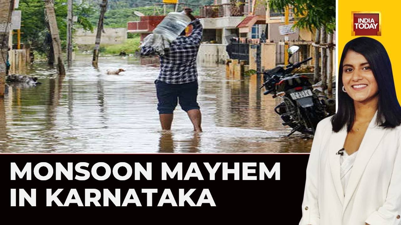 Monsoon Mayhem: Rivers Overflow, Houses Submerged, Nature's Fury Rocks Karnataka's Telangana