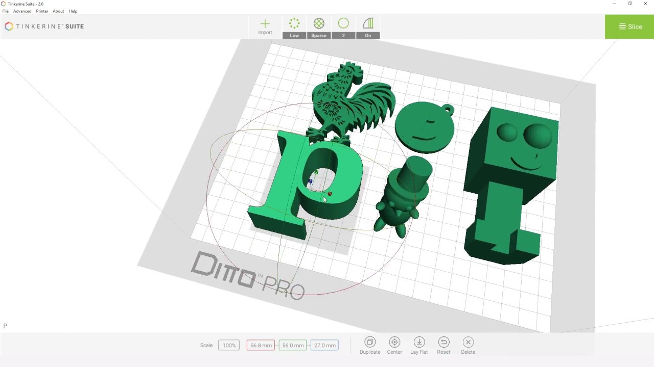 How to tray multiple STL files in Tinkerine Suite