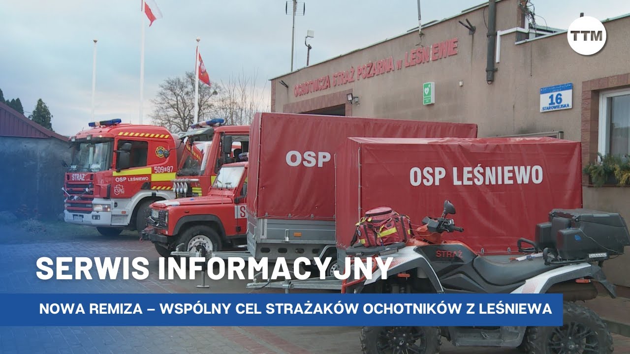 Nowa remiza – wspólny cel strażaków ochotników z Leśniewa