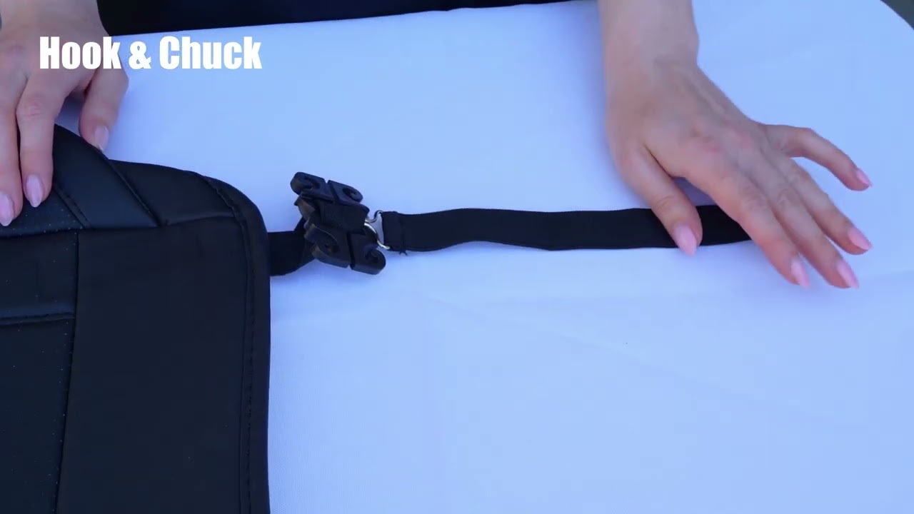 Coverland Seat Cover Chuck with Hook & Chuck with D-ring Installation Guide