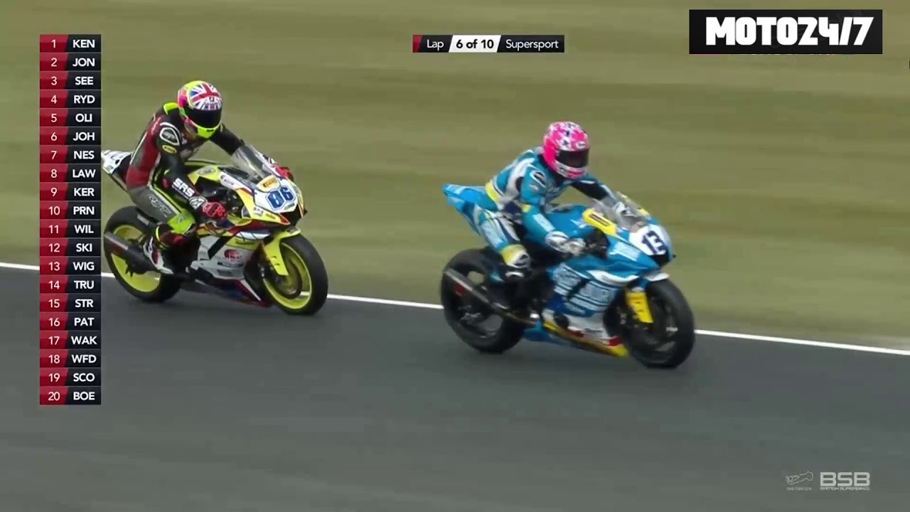 2019 British Supersport - Race 1 - Snetterton