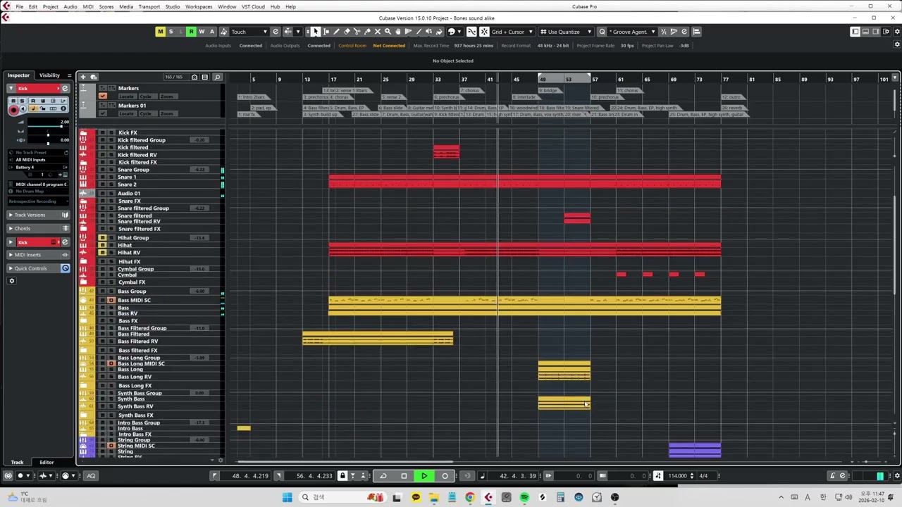 [MIDI sound alike] Imagine Dragons - Bones