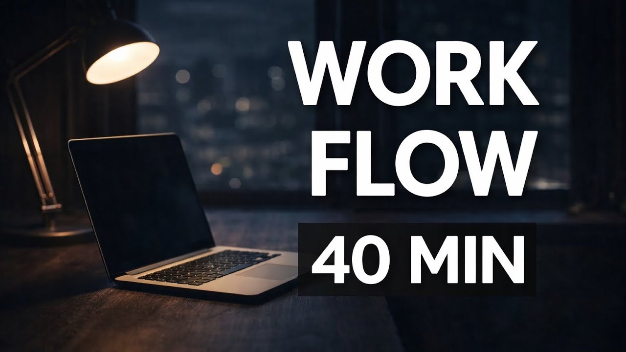 40 Minute Work Flow – Focus Music for Office, Coding & Laptop Work