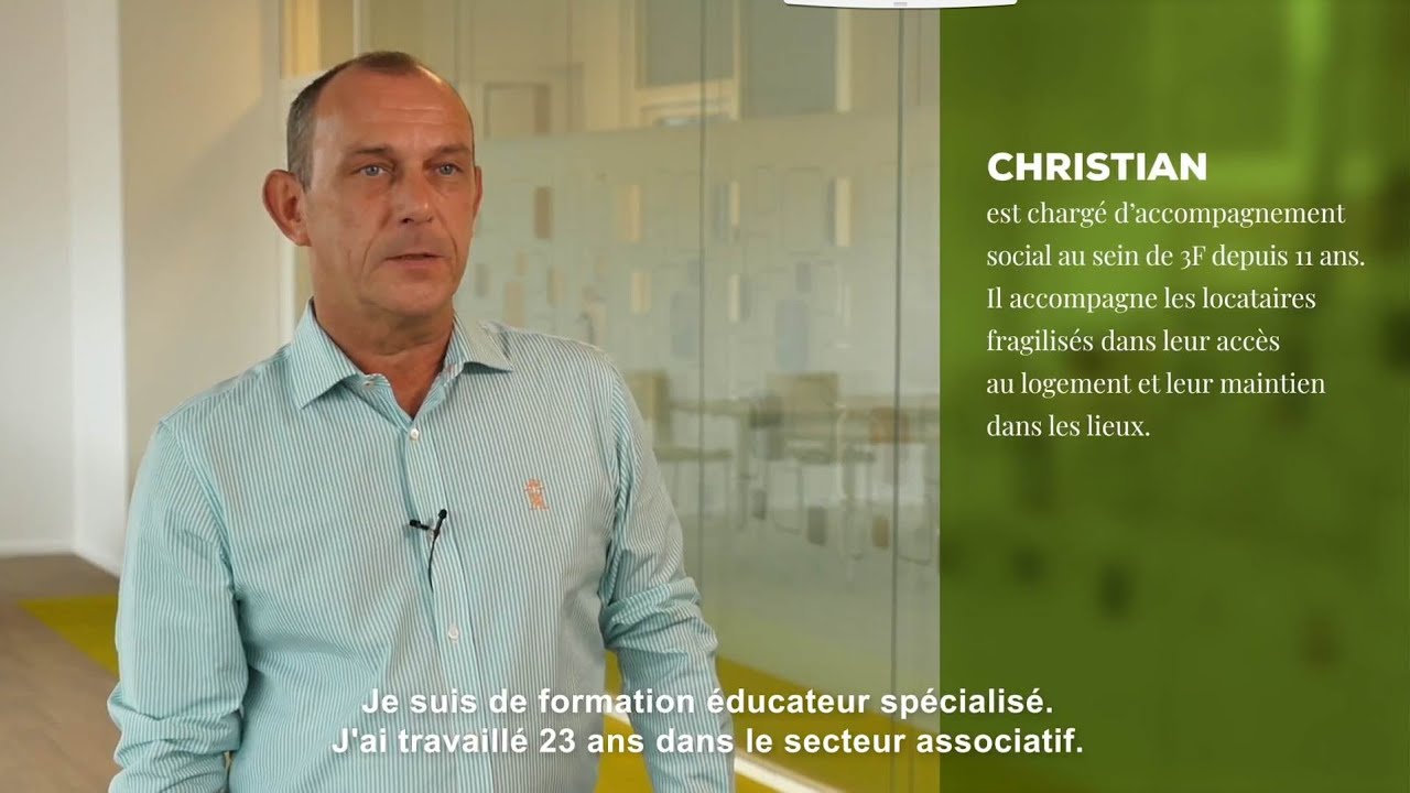 [Diversités 3F]  Christian Serindat, chargé d'accompagnement social 3F