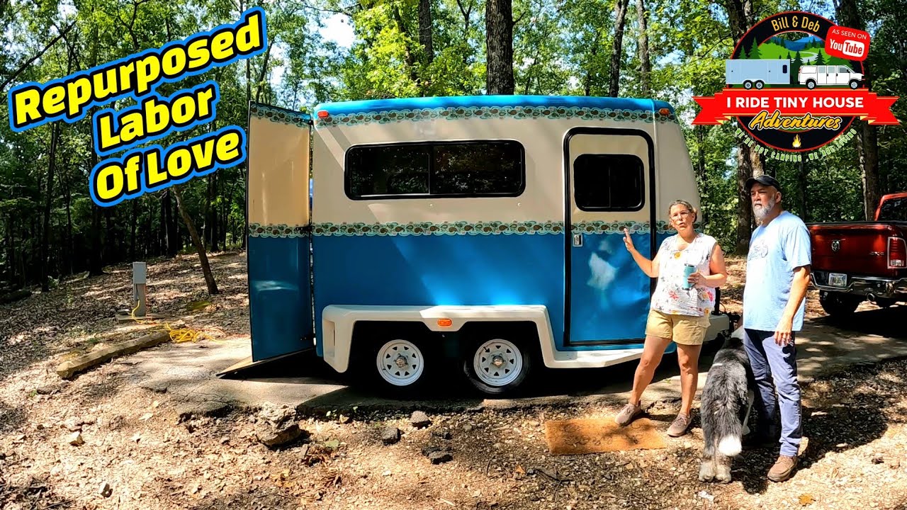 Repurposed Vintage Horse Trailer To Glamping Labor Of Love
