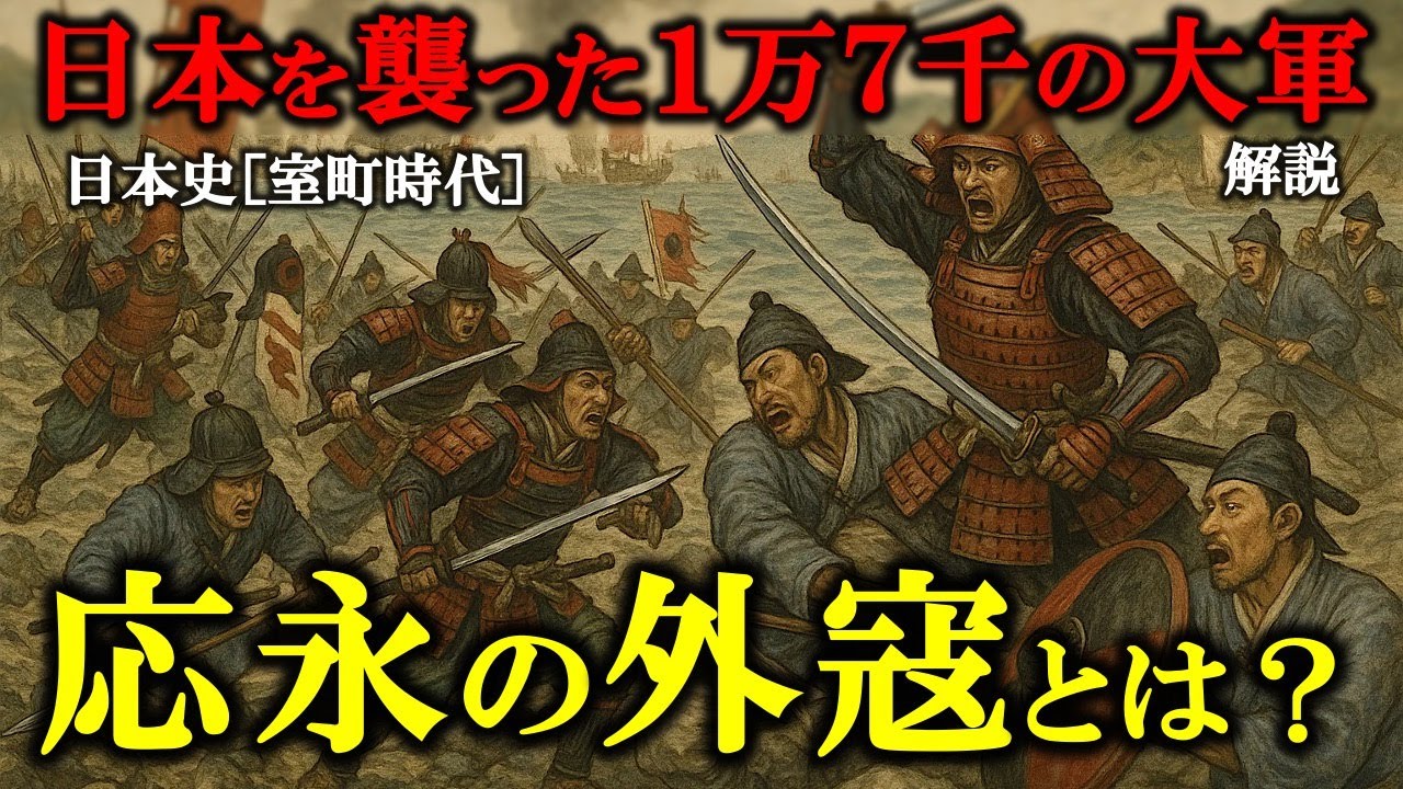 【意外と知らない】日本を襲った&ldquo;1万7千の大軍&rdquo;──応永の外寇とは？【室町時代：日本史】