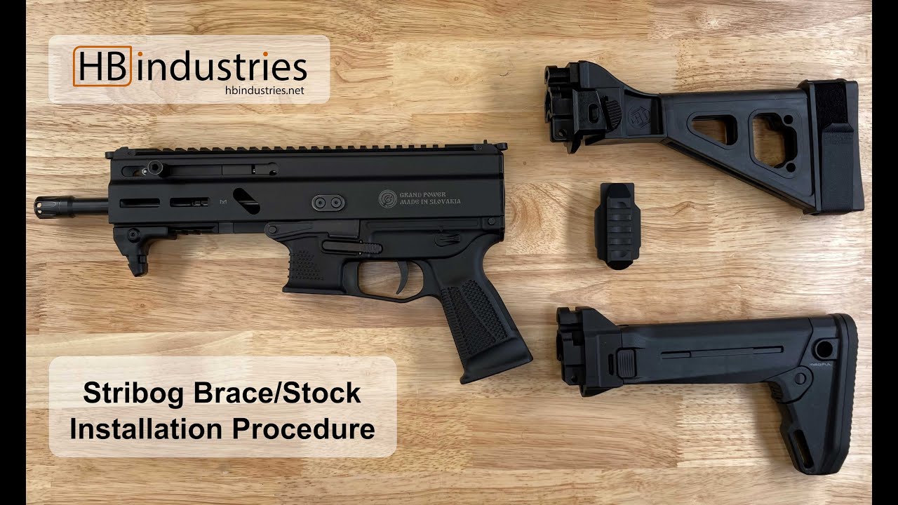 HBI Stribog Stock and Brace Install
