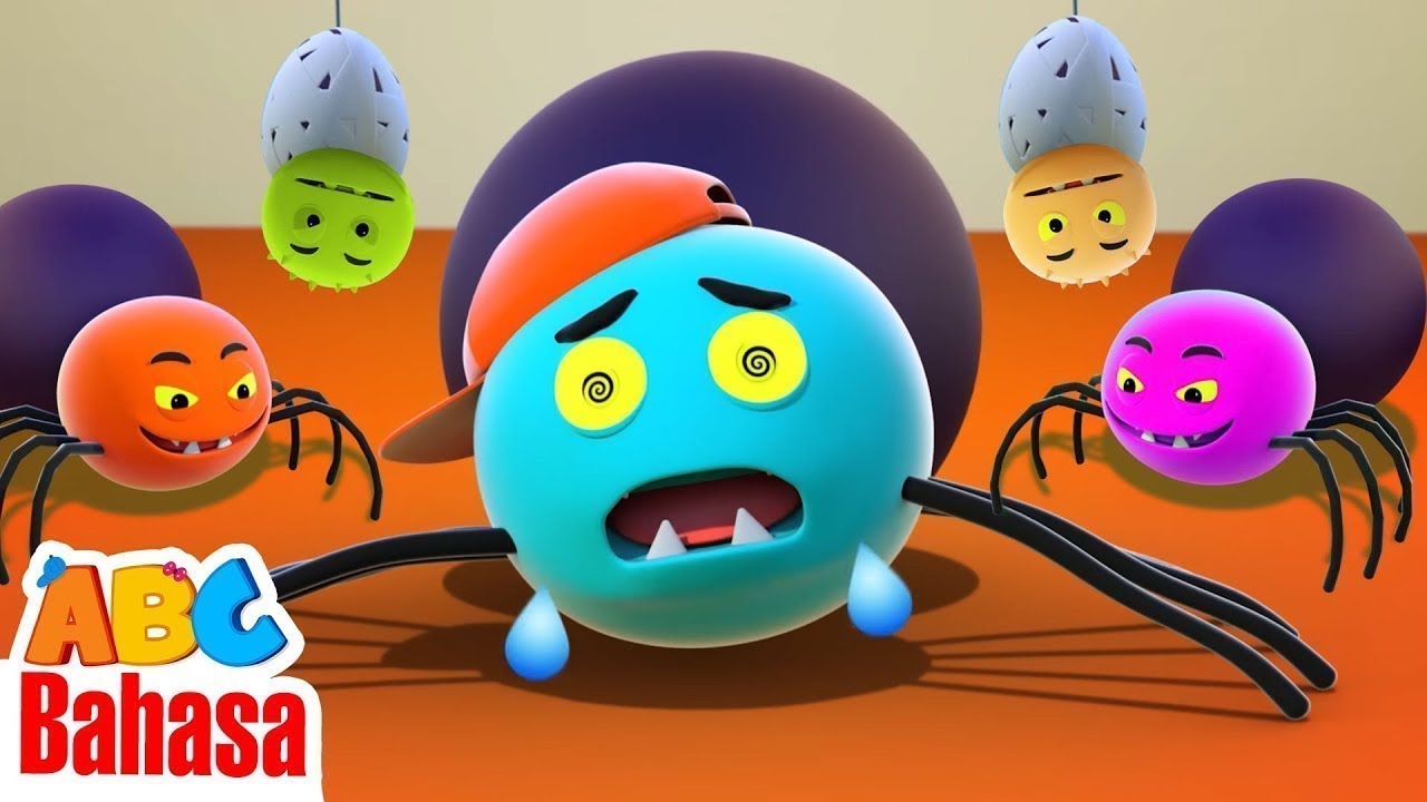 🐙5 Laba-laba Lucu untuk Anak | Lagu Pendidikan dan Anak🎶 | ABC Bahasa Indonesia