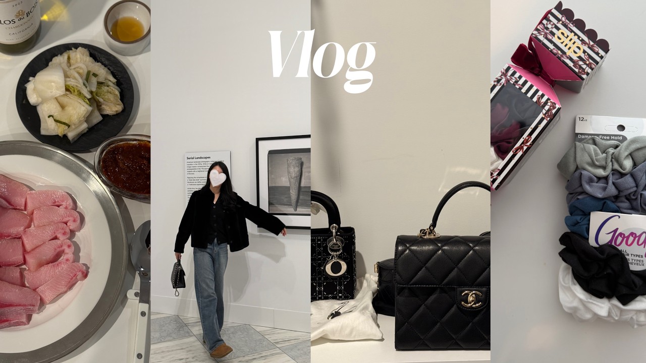 미국 일상 vlog 🏠 먹고 또 먹는 일상, 우울함은 쇼핑으로, 향수병은 한식으로😇