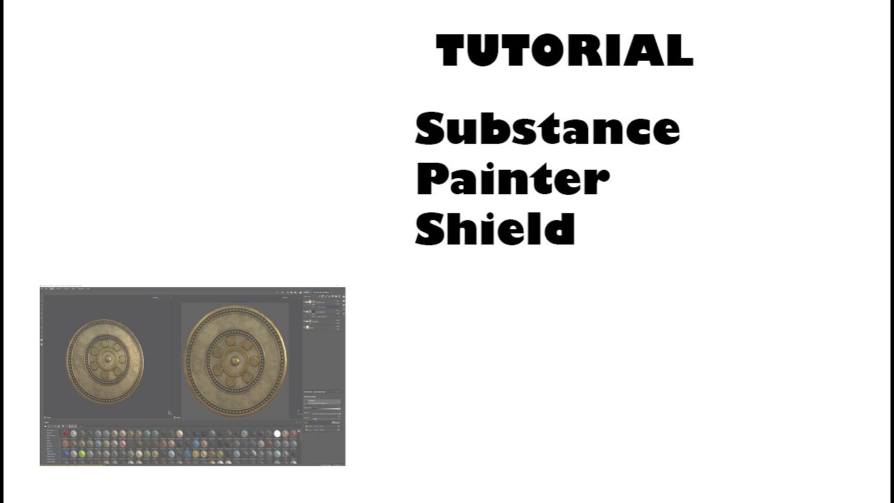 22 - Substance Painter - Shield