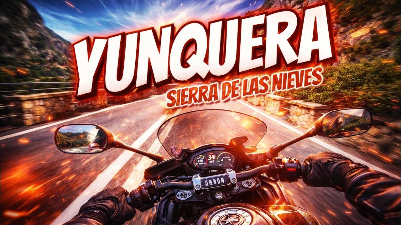 RUTA EN MOTO POR YUNQUERA (Sierra de las Nieves) con YAMAHA FZ1