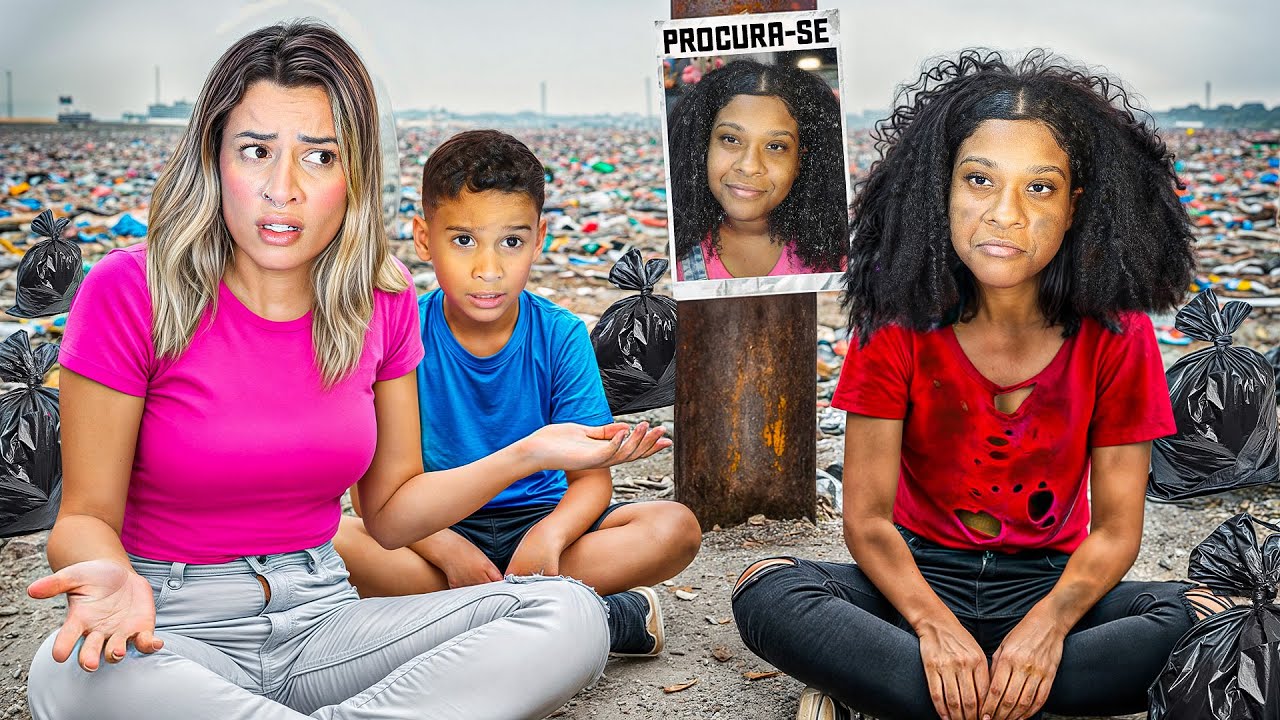 ENCONTREI A VIZINHA MALUCA NO LIXO! *Ela foi ABANDONADA?