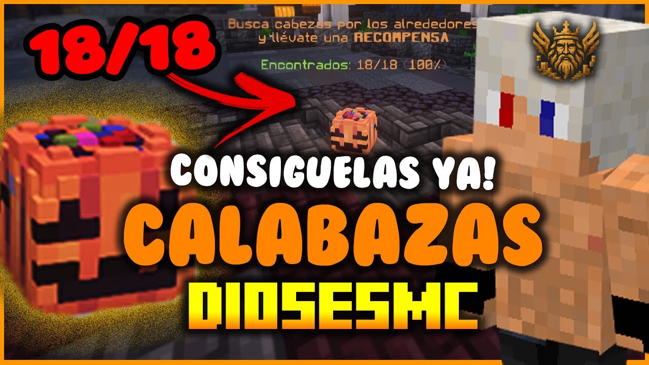 🎃[18/18] UBICACIONES CALABAZAS EVENTO HALLOWEEN - MINECRAFT | DIOSESMC