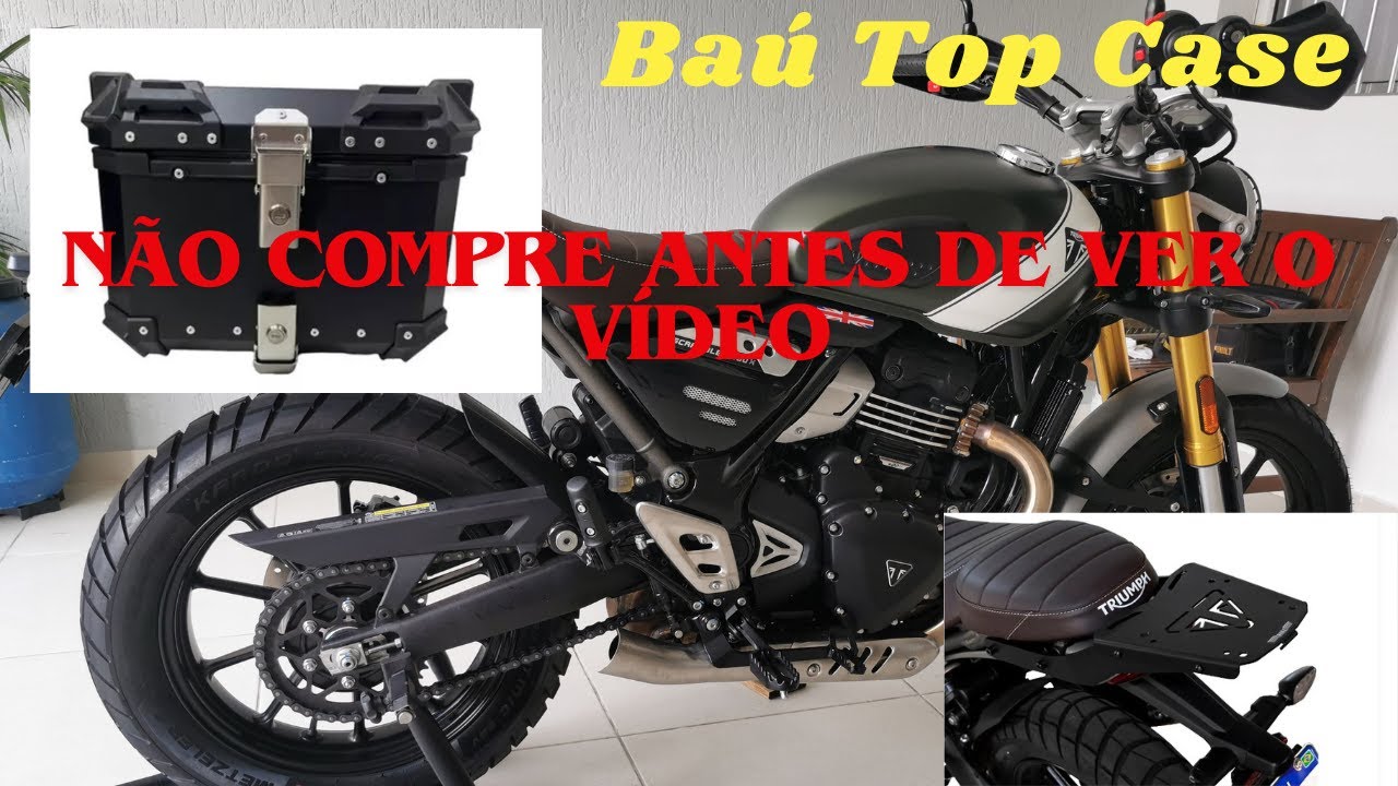 Triumph Scrambler 400x com TopCase 45L @Braz Acessorios @Motorshopp @Official Triumph Motorcycles