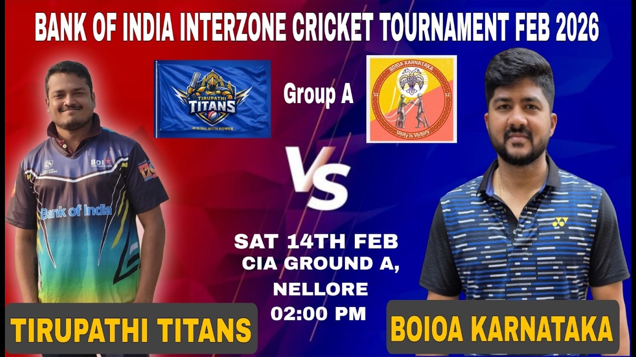 Tirupathi-Titans-Vs-Boioa-Karnataka(Bank-Of-india-interzone-cricket-tournament-feb-2026)