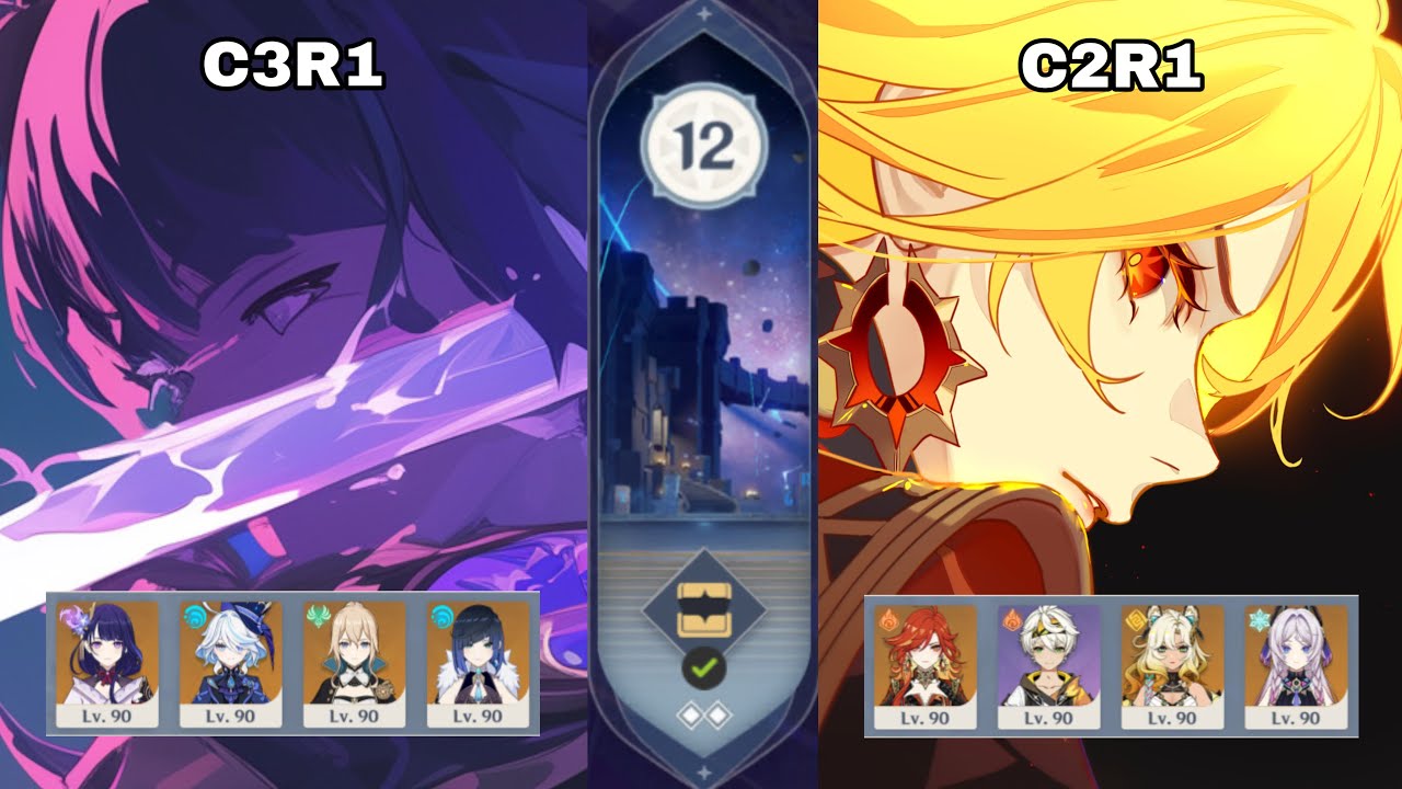 5.8 Spiral Abyss | C3R1 Raiden PREMIUM Taser & C2R1 Mavuika ULTIMELT Team