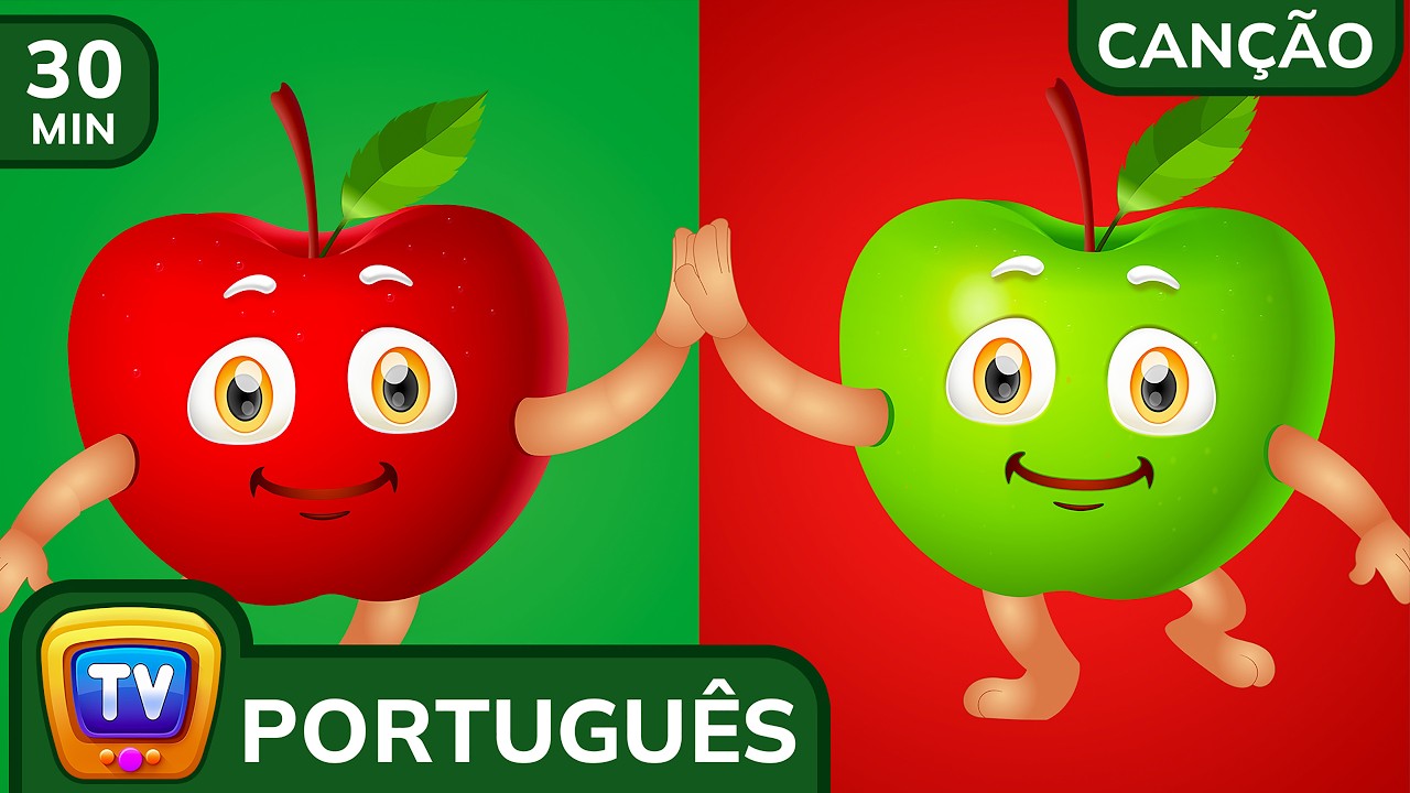 Maçã, Maçã, Maçã Cançõe (Apple Song) | Canções Infantis Em Português | ChuChu TV