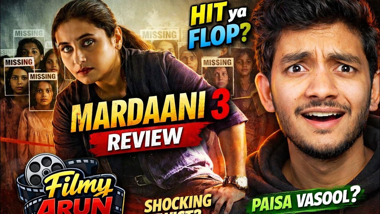 Mardaani 3 Movie Review and hit ya flop? shocking twist..🤯😲