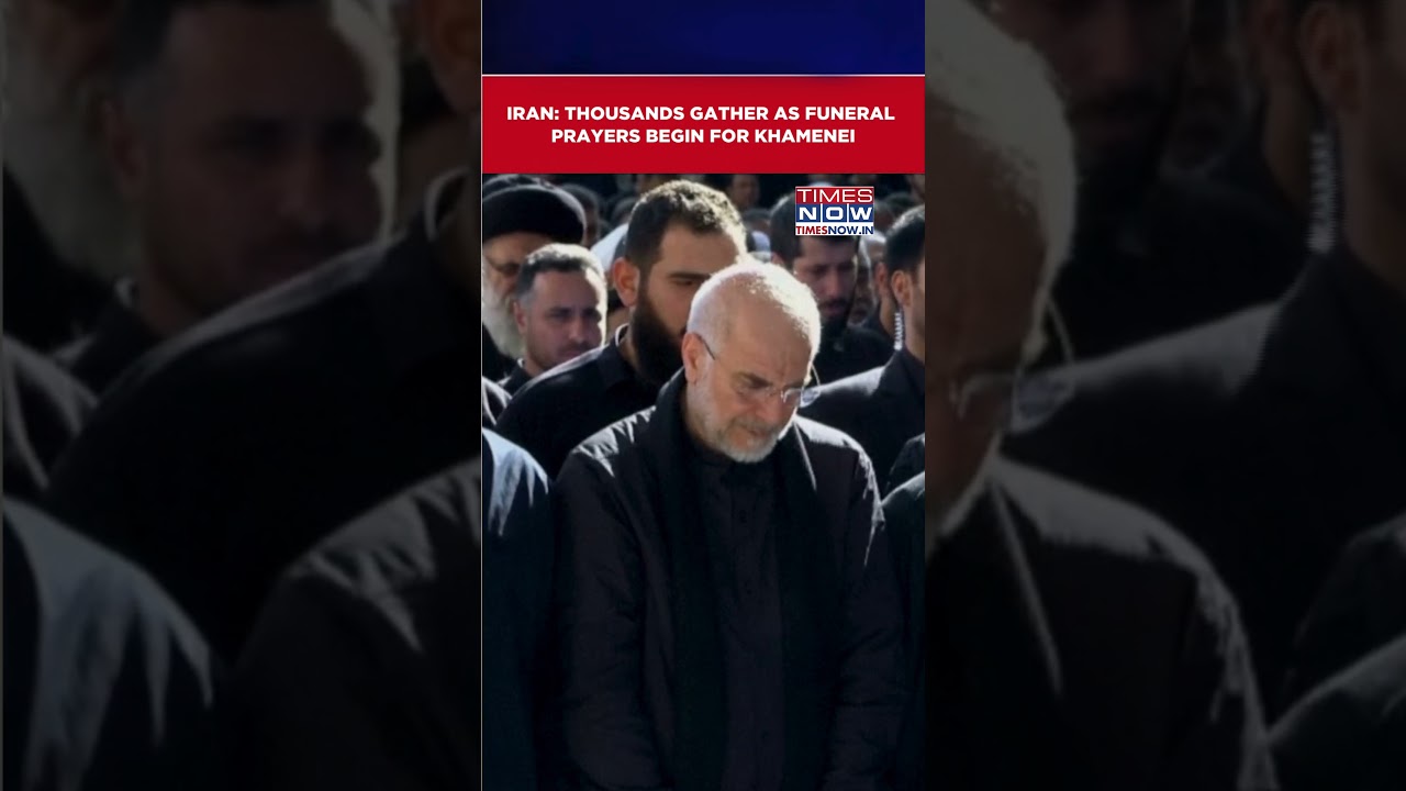 Khamenei Funeral: Thousands Gather As Funeral Prayers Begin For Late Supreme Leader #shorts