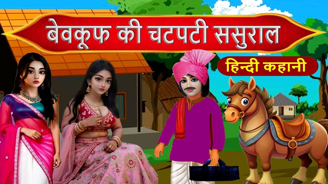बेवकूफ की चटपटी ससुराल | moral story | cartoon story | hindi kahani | bedtime story | mann k voice |