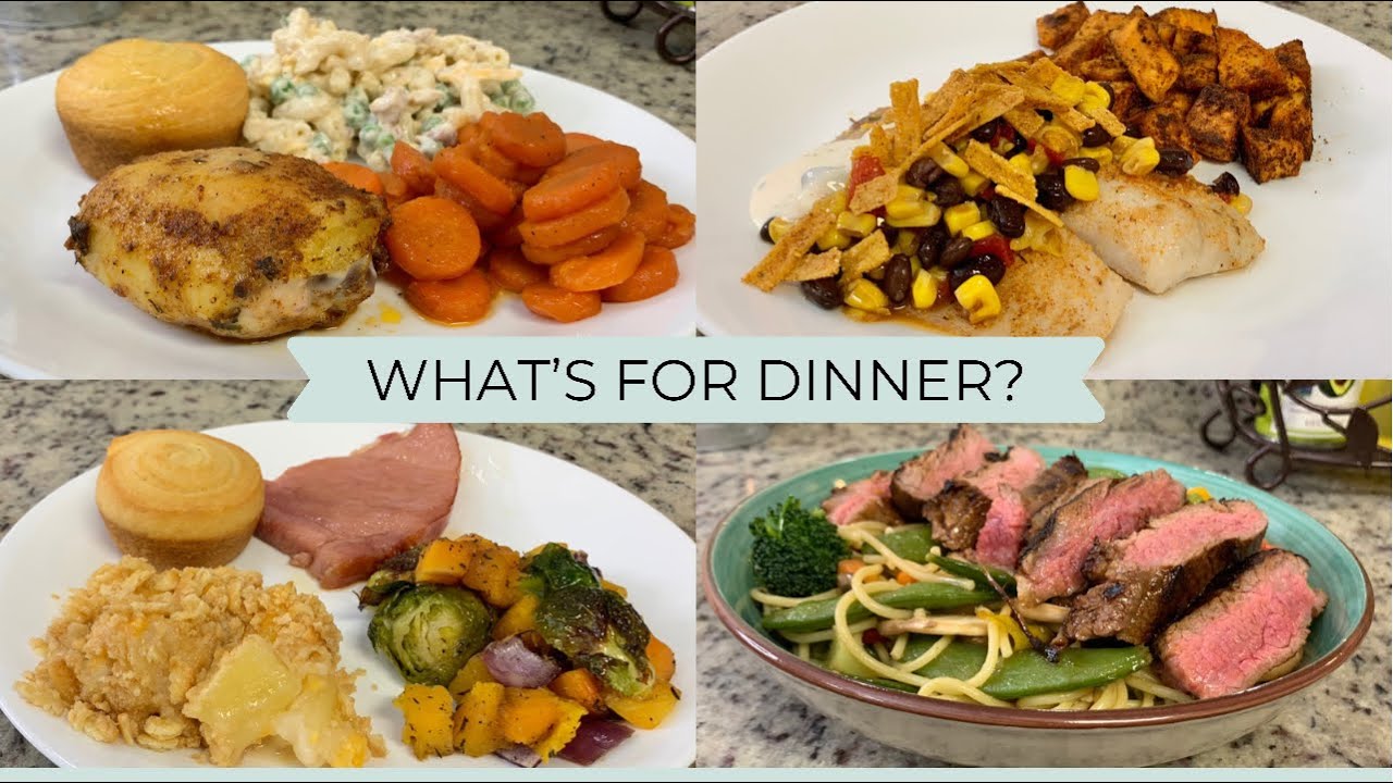 WHAT’S FOR DINNER? | EASY & BUDGET FRIENDLY WEEKNIGHT MEALS | DINNER INSPIRATION | COOKING FOR TWO